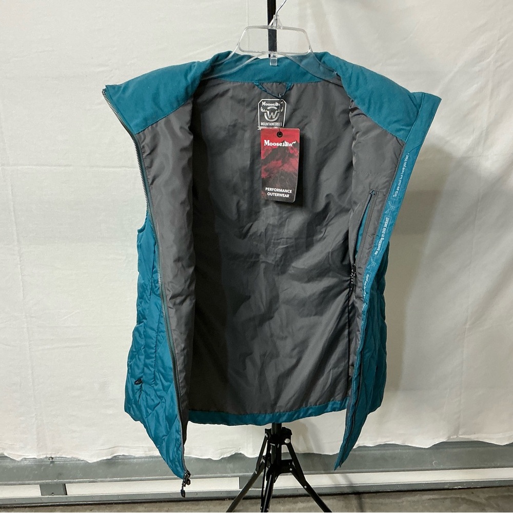Moosejaw Women’s Cozy Down Insulator Vest in Teal Size M - Picture 4 of 10
